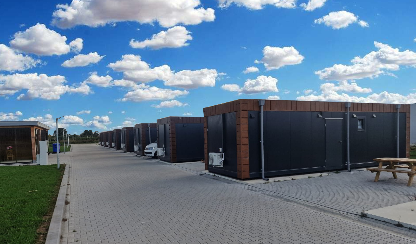 nowoczesne kontenery modułowe całoroczne